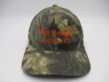 Vintage West Georgia Aerial Lift Hat Cap Camo Snap Back Hunter Hunting Usa Made Vintage West Georgia Aerial Lift Hat Cap Camo Snap Back Hunter Hunting Usa Made