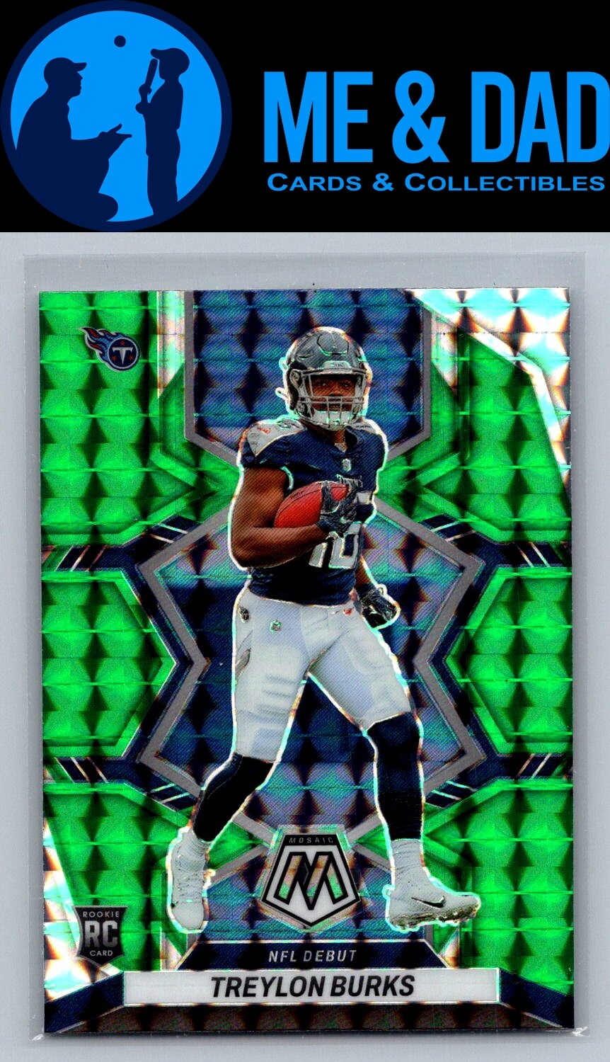 2022 Panini Mosaic Green #279 Treylon Burks