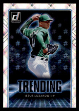 2021 Donruss Jesus Luzardo  Trending Diamond  #TR8 Oakland Athletics