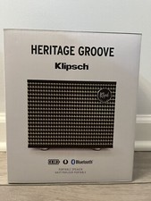Klipsch Heritage Groove Portable Bluetooth Speaker 20W - Matte Black. BRAND NEW