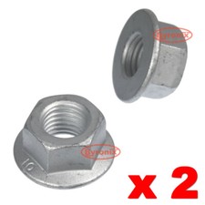 SUSPENSION ARM FLANGE COLLAR NUT FOR BMW 18mm HEX SELF LOCKING 33326760668 X 2