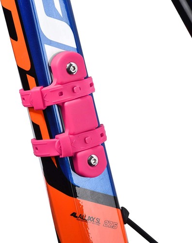 GEENIT - Base de Montaje de Jaula para Botellas de Bicicleta - Rosa - Silicona de Alta Calidad - NUEVO - Imagen 3 de 8