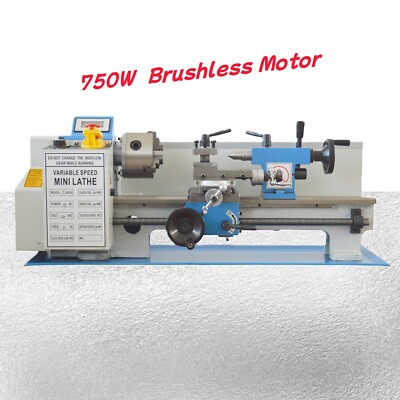 CJ0618 110V 750W Miniature Metal Working Lathe Teaching Lathe Metric Thread