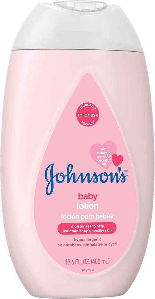 24-Nuevo Johnson's Baby Loción Hidratante Rosa Suave Bebé con Aceite de Coco para De Foto 4 de 4