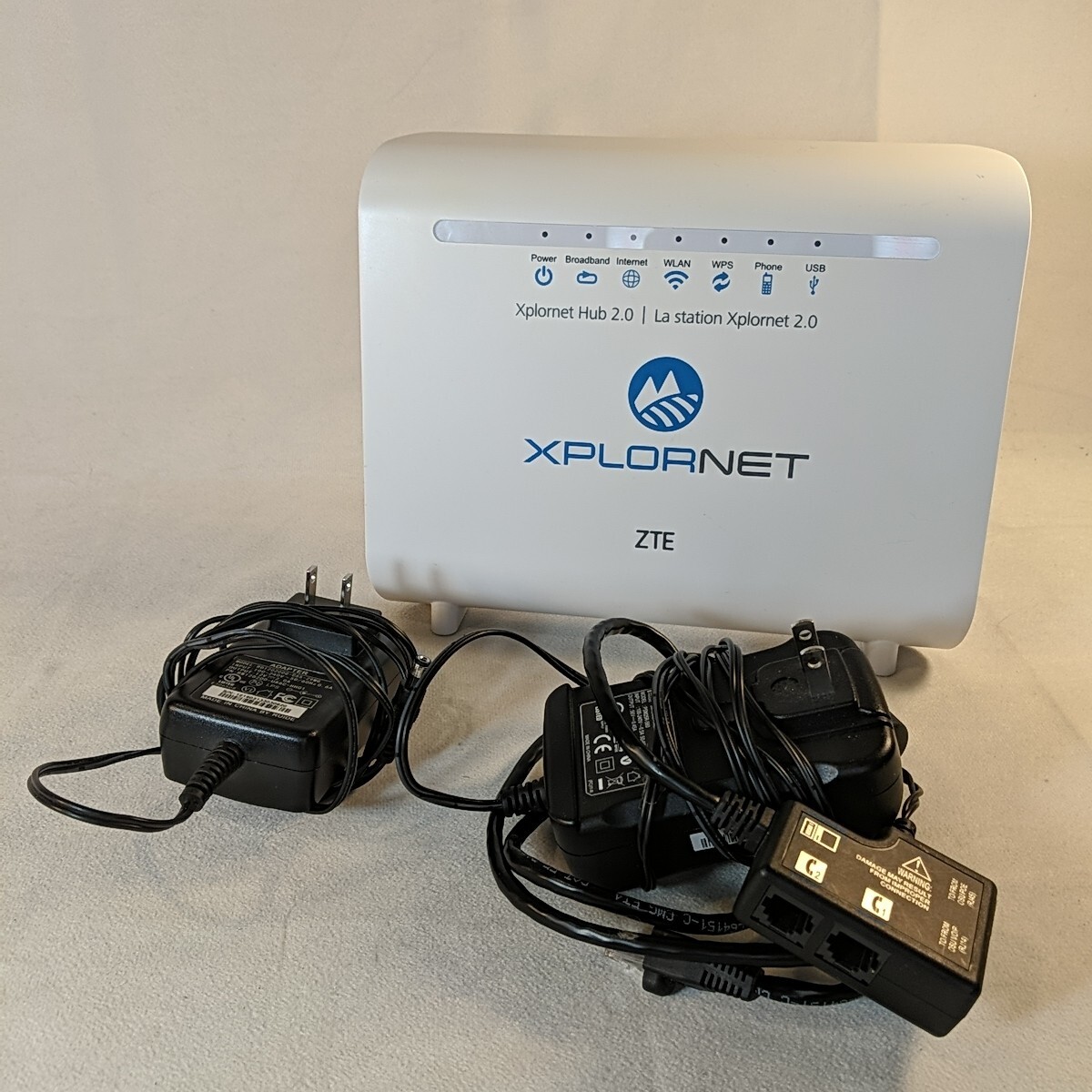 2011年購入／AX Prototype2／TurningPoint ZTE XPLORNET Hub 2.0 Home Gateway ZXHN H298A White TESTED