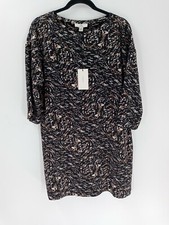 Women's H Halston 3/4 Sleeve Shift With Pockets Dress Size XS NEW