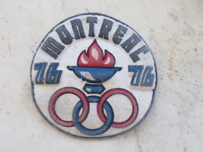 Patch Jeux Olympiques Montréal 1976 3 Patchs/Écussons Des JO De