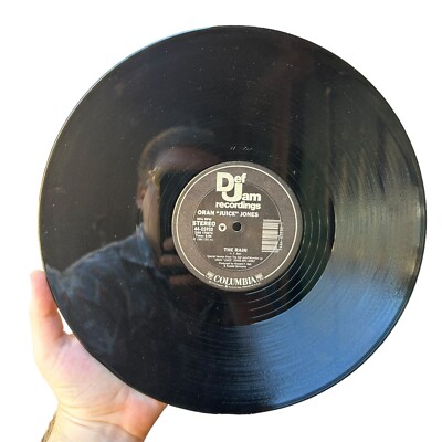 Oran  Juice  Jones - The Rain/Your Song 12'' Vinyl single 1986 Def Jam VG+