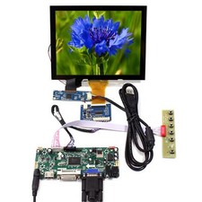 HD VGA DVI LCD Controller Board 8" 800X600 Capacitive Touch Panel EJ080NA-05A