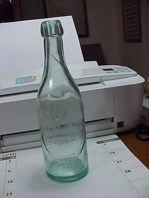 LAST CHANCE !RARE / AQUA BLOB / JOHN NASS, 821 4 1/2 ST.,S.W., WASHINGTON, D.C.