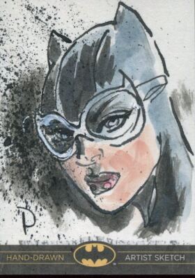 DC Batman The Legend Sketchkarte von Mark Pennington