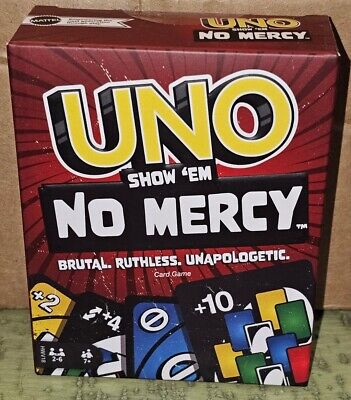 Mattel UNO Show em No Mercy Card Game for sale online