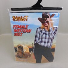 Spirit Halloween Faux-Leather Western Belt Pouch Costume Cosplay Accessory 6401