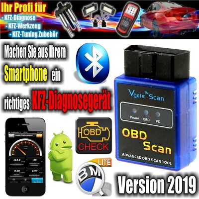 Vgate Mini OBD2 Bluetooth Adapter Android für VW BMW MERCEDES OPEL VOLVO FORD
