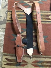Bretelle in pelle MANO SINISTRA con fondina Cobra / Davis Derringer clip pantaloni in metallo