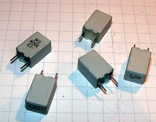 EVOX RIFA MMK5 1uF 63V 10% RM5mm Metallized Polyester Film Capacitors LOT-25pcs
