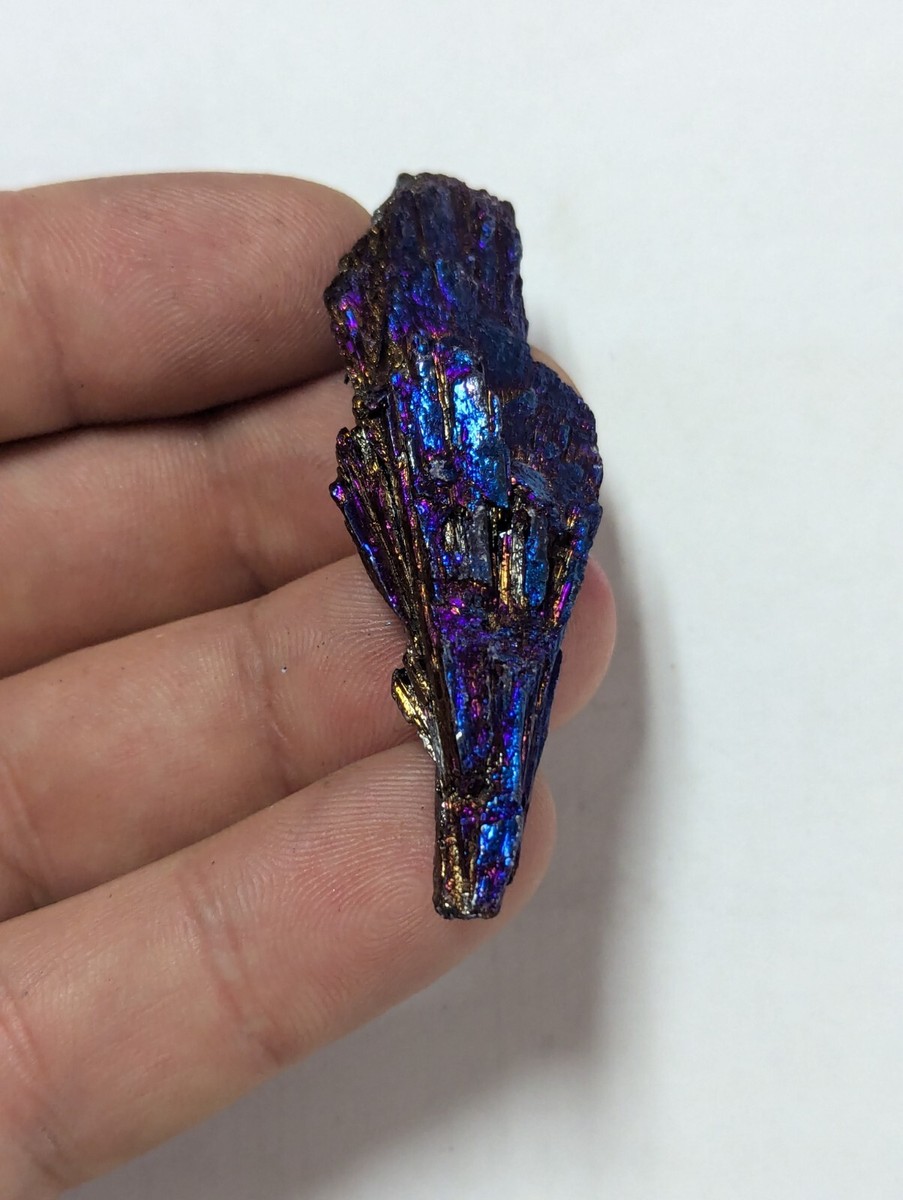 オルゴナイト☆ Milky Dichroic Blue Rainbow Titanium Kyanite Black Crystal Cluster | eBay