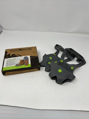 Winter Walking Easy Spike Ice Cleats (Medium) Free Shipping
