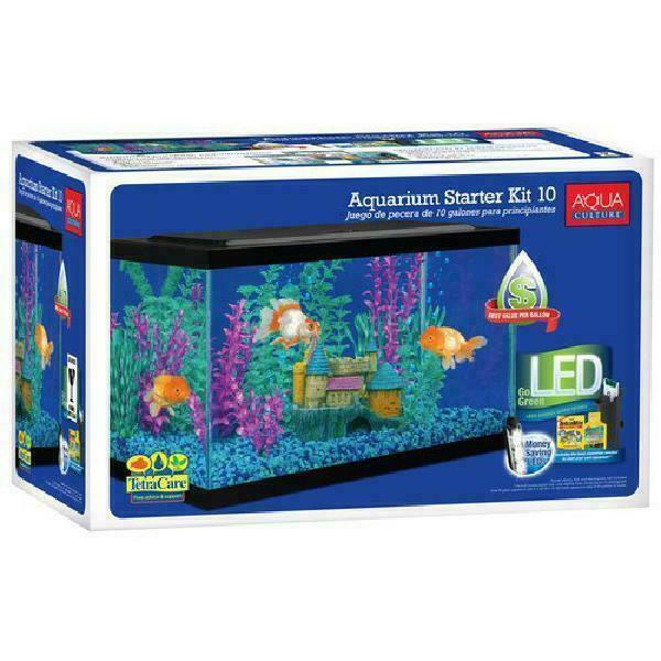 als Land van staatsburgerschap Acrobatiek Aqua Culture Aquarium Starter Kit Fish Tank 10 Gallon (NV96098) for sale  online | eBay