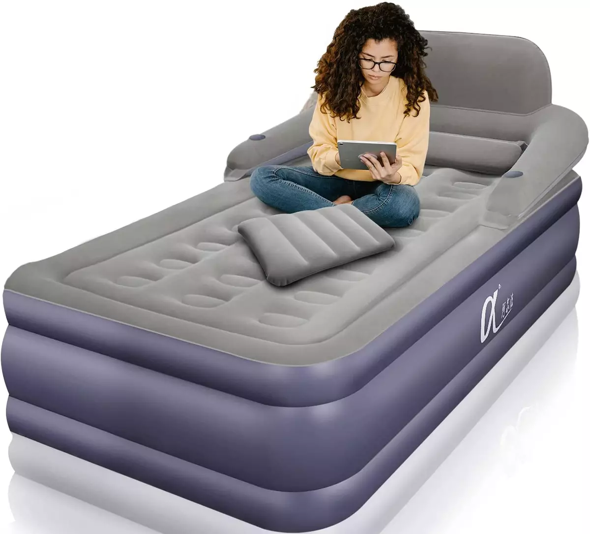 Air mattress with headboard cheap target