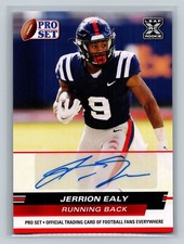 Jerrion Ealy AUTO 2022 Leaf Pro Set XRC Kansas City Chiefs Ole Miss Rare Red SP 