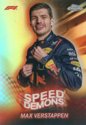 2024 Topps Chrome Formula 1 MAX VERSTAPPEN #SD-1 SPEED DEMONS