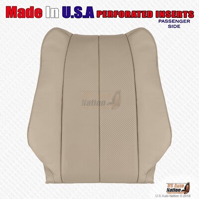 1999 - 2003 For Toyota Camry Solara PASSENGER Tops PERFORATED Leather Cover Tan