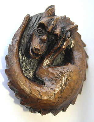 Drache Mittelalter Misericord Kathedrale Schnitzerei Gothic Geschenk Fabelwesen