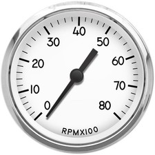 New Vintage Usa 40141-03 1940 Series 3 38 Tachometer White New Vintage Usa 40141-03 1940 Series 3 38 Tachometer White