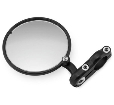 CRG Hindsight EXO Folding 3-inch Round Bar-End Mirror for Street Bikes