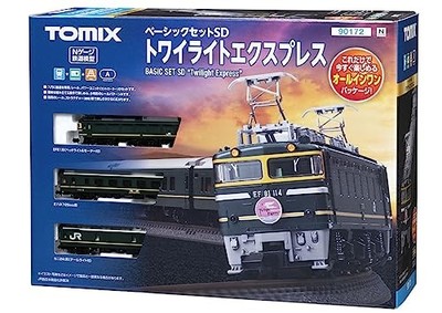 TOMIX Spur N 90172 Twilight Express Basic Set SD Modelleisenbahn Starterbausa...