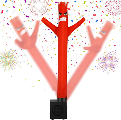 Easter Gifts for Kids Mini Wacky Waving Inflatable Tube Guy with Blower Gag Toy 