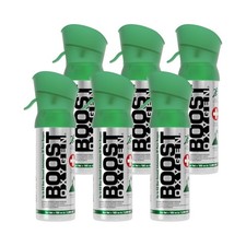 Boost Oxygen Natural 6 Pack Portable Canisters 99.5 Pure Breathing Oxygen