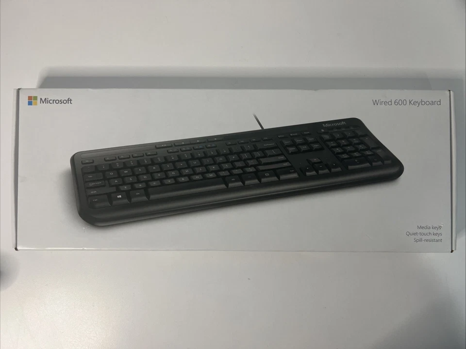Microsoft Wired Keyboard 600 ANB00001 New And Sealed Model: 1576 - Image 2 of 4