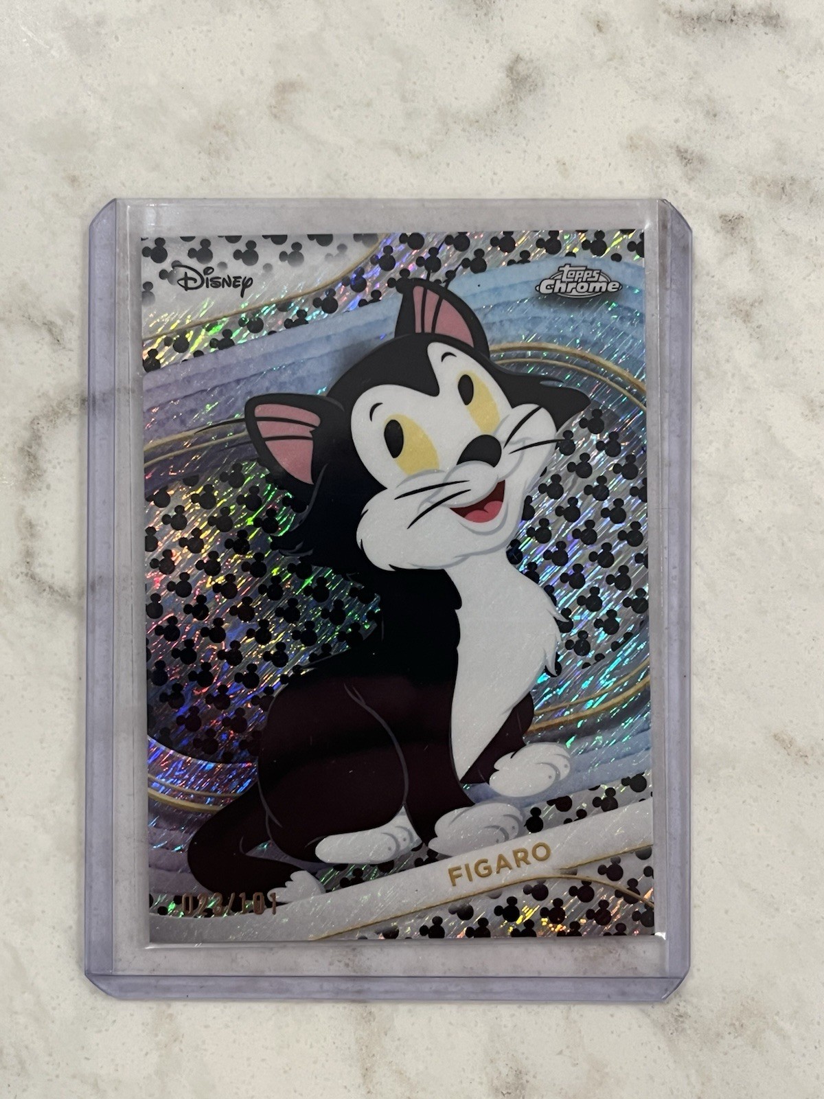 Figaro - Disney Topps Chrome 2025 Silver Refractor /101