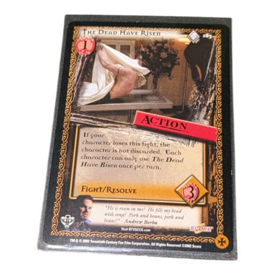 Buffy CCG Pergamum Prophecy LIMITED ULTRA RARE UR The Dead Have Risen 183