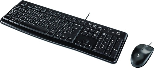 Logitech MK120 Wired Keyboard and Mouse Combo for Windows, QWERTY Spanish Layout - 第 5/6 張圖片