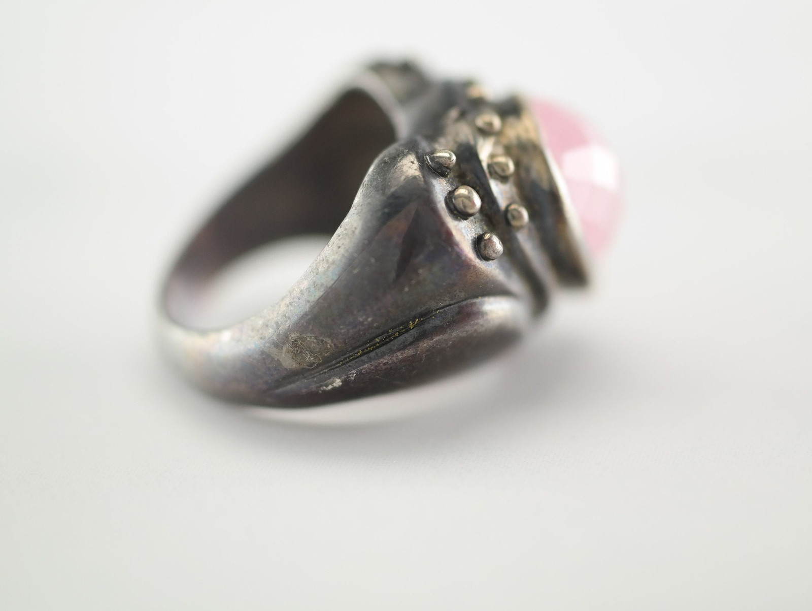 By Sevan Heart Sterling Silver Chalcedony Ring Si… - image 3