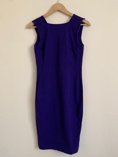 Women & Other Stories Dress Purple Cotton 36 / S / #3HVG