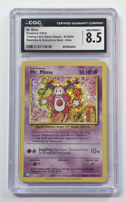 Mr. Mime 013/034 Trading Card Game Classic Holo for sale online | eBay