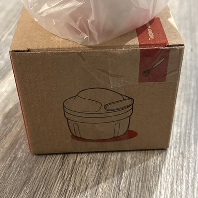 New TUPPERWARE SuperSonic Chopper Compact MINI FOOD PROCESSOR Red