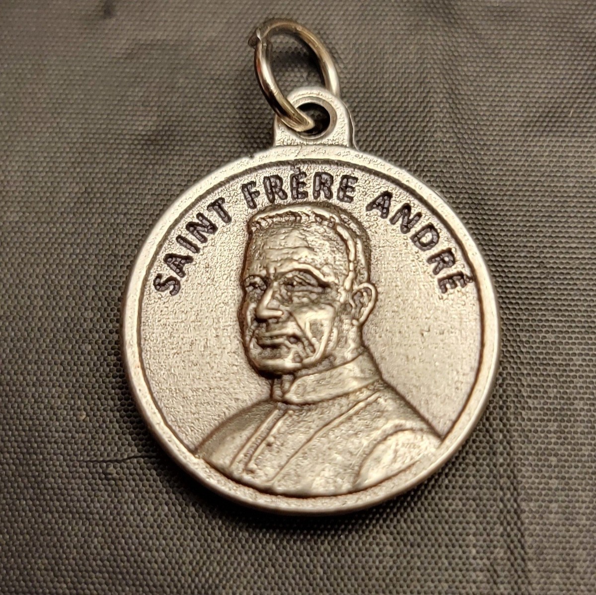 Saint Frere Andre Ex Indumentis From The Clothing Relic Medal