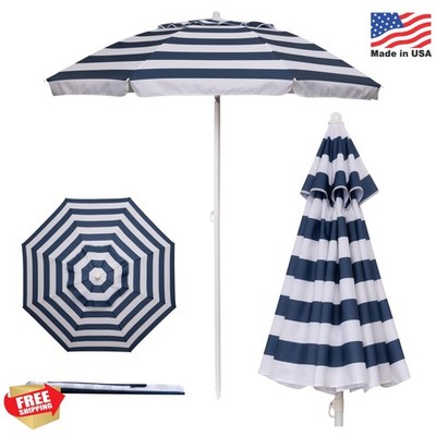 PICNIC TIME 5.5 Ft Portable Beach Umbrella, Lightweight UV Protection Sunshade w