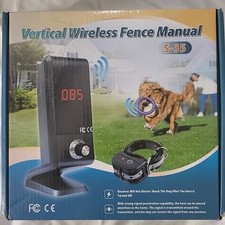 SUNSUN Electronic Technology Vertical Dog Wireless Fence Manual S-35 Open Box 