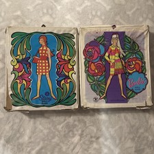 Two Vtg 1967 Mattel Doll Accessories Cases Stacy Barbie