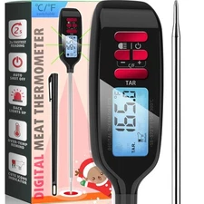 Antonki Meat Thermometer Digital, Smart Instant Read - Black 