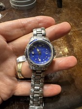Momentum M1 AC Series Diver Watch Ladies Stainless Steel 200m Stretch Band Vtg