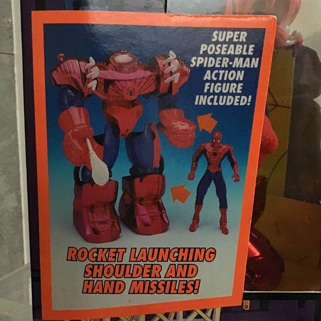 TOYBIZ Marvel Comics Battle Action Mega Armor Spider-Man