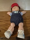 Vintage 1983 Cabbage Patch Doll W/ Papers Brown Hair Eyes Aubrey Clive