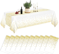Einweg Tischdecke 137X274 Cm Wasserdicht FüR Geburtstag Hochzeit Party
